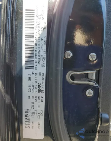 2015 Ram 1500 St from USA, damaged, VIN 1C6RR6FT1FS755552